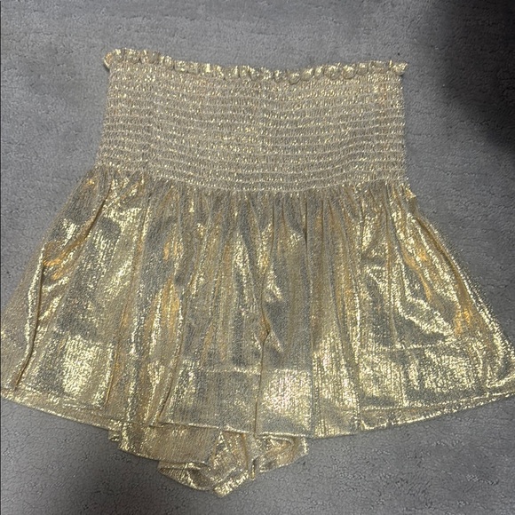 Queen of Hearts sparkly gold skort - Picture 1 of 2